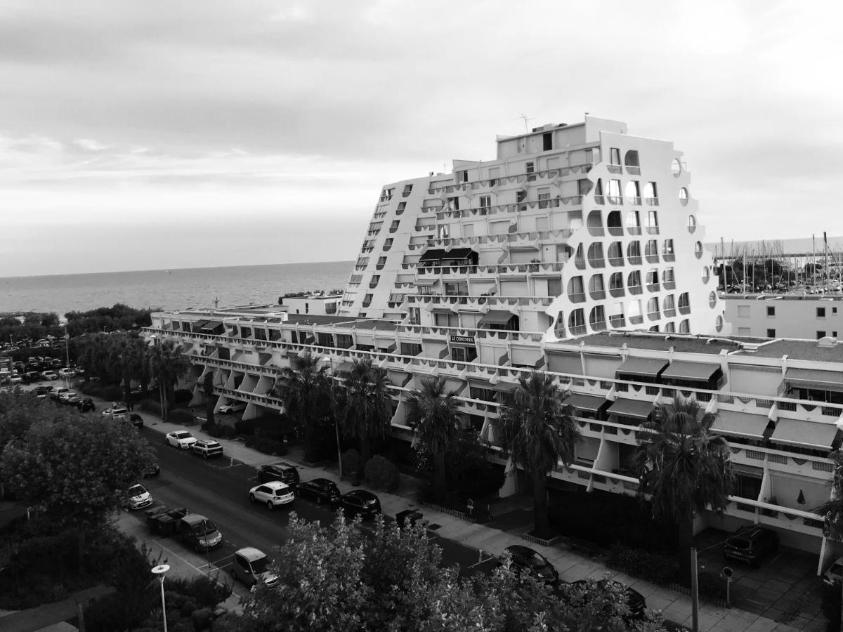 Studio 2-3 Pers Parking Clim Vue Port Et Mer La Grande Motte Bagian luar foto